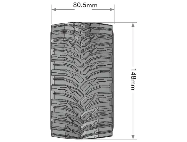 Louise Rc MFT Mt-Cyclone 1/8 0" & 1/2" Offset Hex 17mm