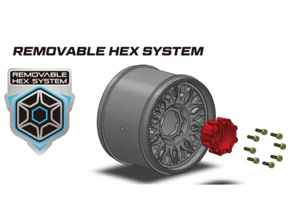 Louise Rc St-Rock Mini Maxx/ XRT Removable Hex 0"&1/2" 12mm – view 4