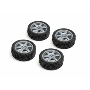 Louise Rc 1/10 Rally Tyres 6 Spoke Wheel-Gray/Et-0mm(4pcs)