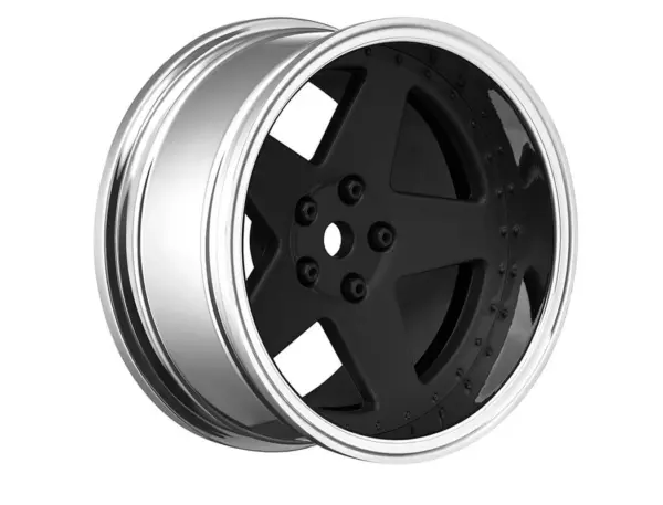 Louise Rc 1/10 Drift 2,4,6,8mm Offset 5-Spoke Wheels Matte Black