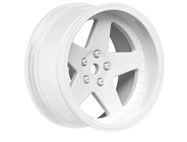 Louise Rc 1/10 Drift 2,4,6,8mm Offset 5-Spoke Wheels Gloss White