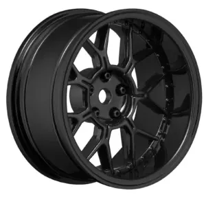 Louise Rc 1/10 Drift 2,4,6,8mm Offset 14-Spoke Wheels Gloss Black – view 2