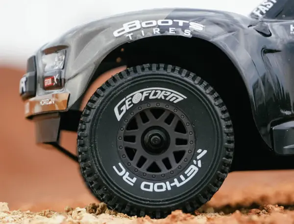 Method Geoform 1/16 Sc Tyres on 12mm Hex Grey Wheels (Pr)