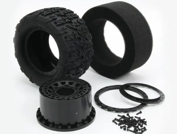 Method Terraform Belted 1/10mt Tyres on Array Beadlock Rims