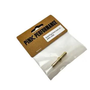 Gold Plug 5mm Male (2) Pink Performance