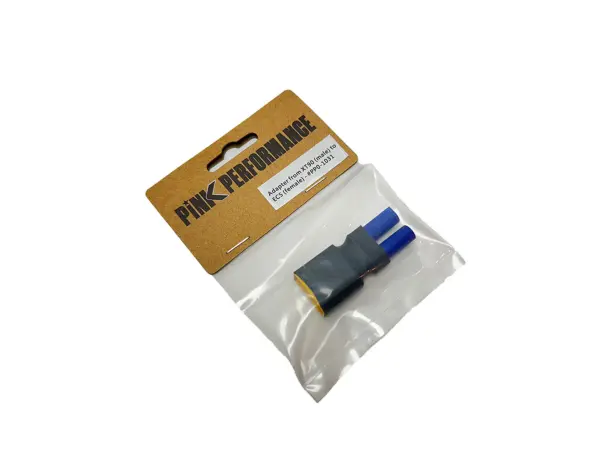 Adapter From Xt90 (Male) to Ec5 (Female) Pink Performance