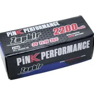 Pink Performance Zephir Lipo 3s 11.1v-2200-35c (Xt60)106x35x23mm 176g