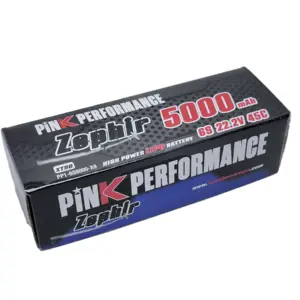Pink Performance Zephir Lipo 6s 22.2v-5000-45c (Xt90)160x46x44mm 735g
