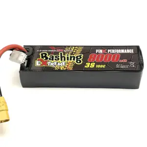 Pink Extreme Bashing Lipo 3s 11.1v-8000-100c Multi 157x47x34mm 515g