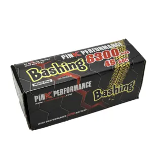 Pink Bashing Lipo 4s 14.8v-6300-50c (Multi) 139x47x49mm 600g