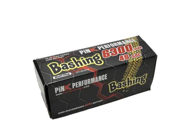 Pink Bashing Lipo 4s 14.8v-6300-50c (Multi) 139x47x49mm 600g