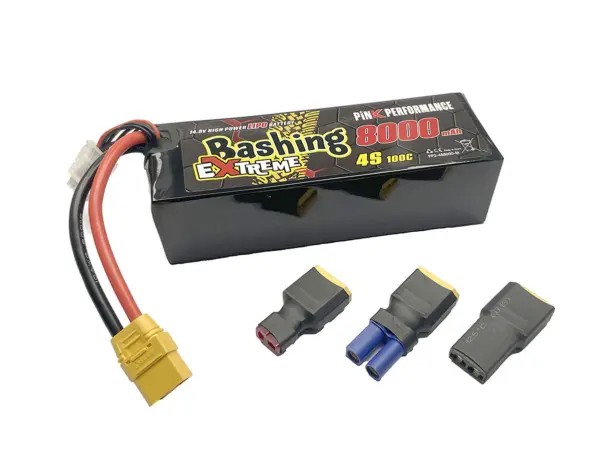 Pink Extreme Bashing Lipo 4s 14.8v-8000-100c Multi 157x53x42mm 760g