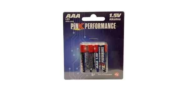 Pink Performance Aa Alkaline 1.5v Dry Cell (4pcs)