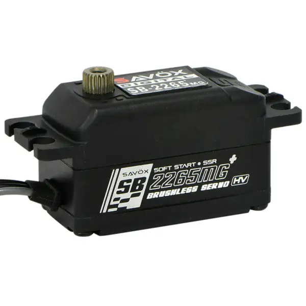 Savox Low Profile Brushless Hv Digi 12kg/0.08s@7.4v Black +