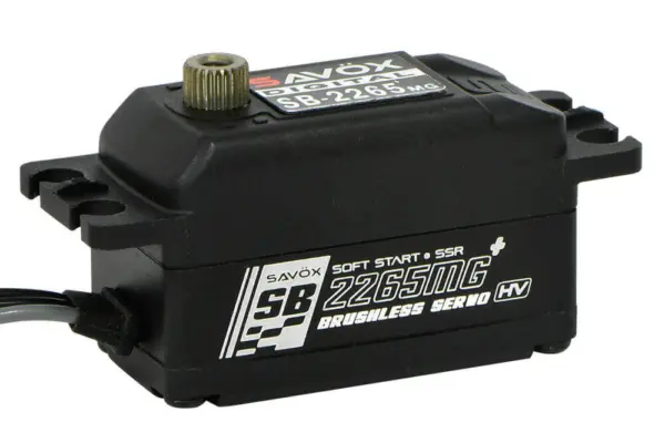 Savox Low Profile Brushless Hv Digi 12kg/0.08s@7.4v Black +