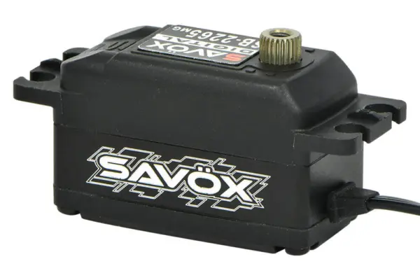 Savox Low Profile Brushless Hv Digi 12kg/0.08s@7.4v Black +