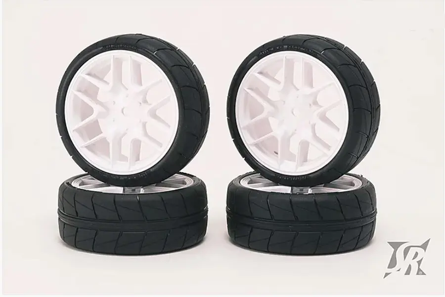 Sweep Hankook Tread 36deg 24mm Glued Tc Tyres 12 Spoke Asphalt – view 2
