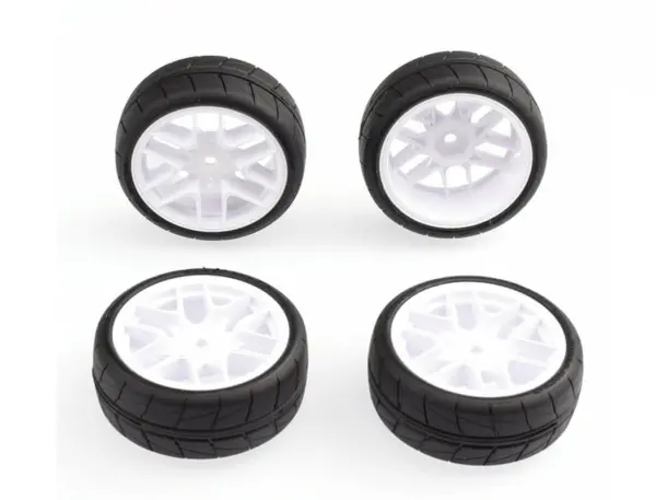 Sweep Hankook Tread 34deg 24mm Glued Tc Tyres 12 Spoke Asphalt