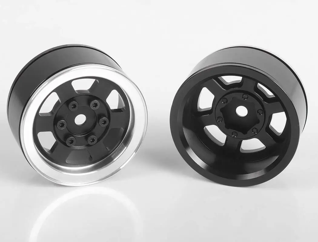Rc4wd Six-Spoke 1.55" Internal Beadlock Wheels (Black) – view 4