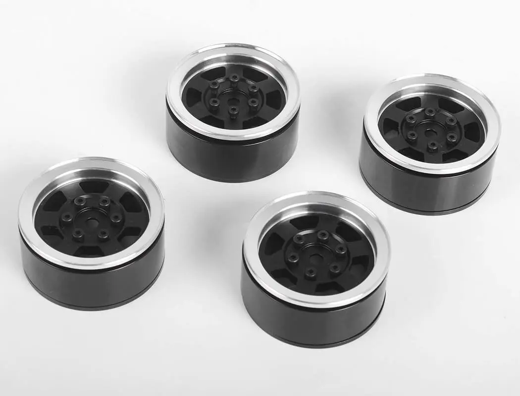 Rc4wd Six-Spoke 1.55" Internal Beadlock Wheels (Black) – view 6