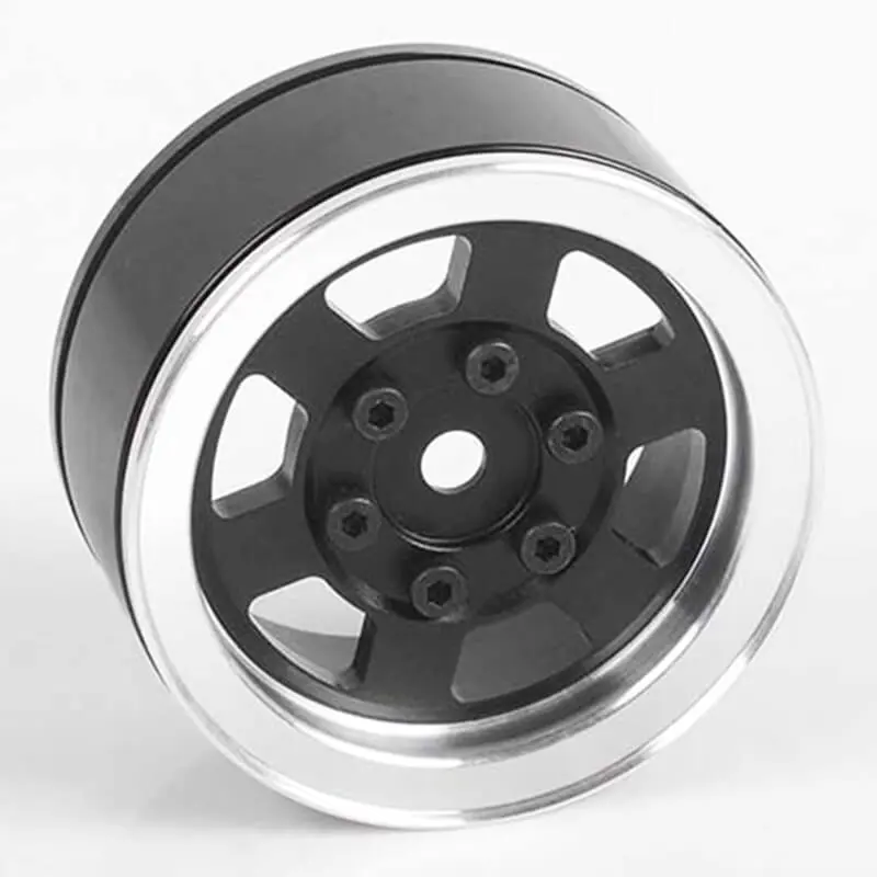 Rc4wd Six-Spoke 1.55" Single Internal Beadlock Wheel (Black)