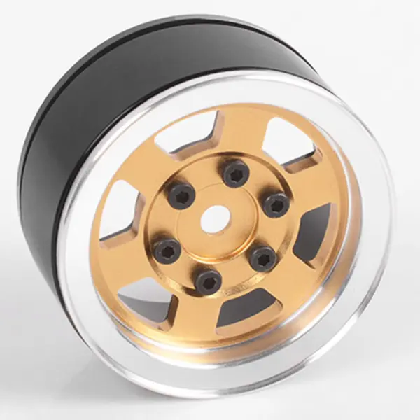Rc4wd Six-Spoke 1.55" Single Internal Beadlock Wheel (Gold)