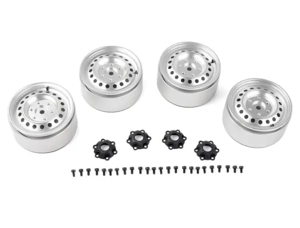 Rc4wd Rad 1.9" Aluminum Internal Beadlock Wheels (Silver) – view 6