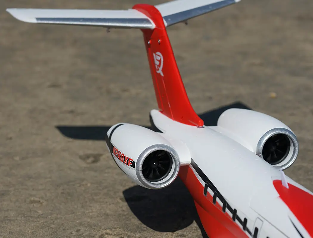 Xfly Twin 40mm J-65 Edf Business Jet PNP - Red – view 2