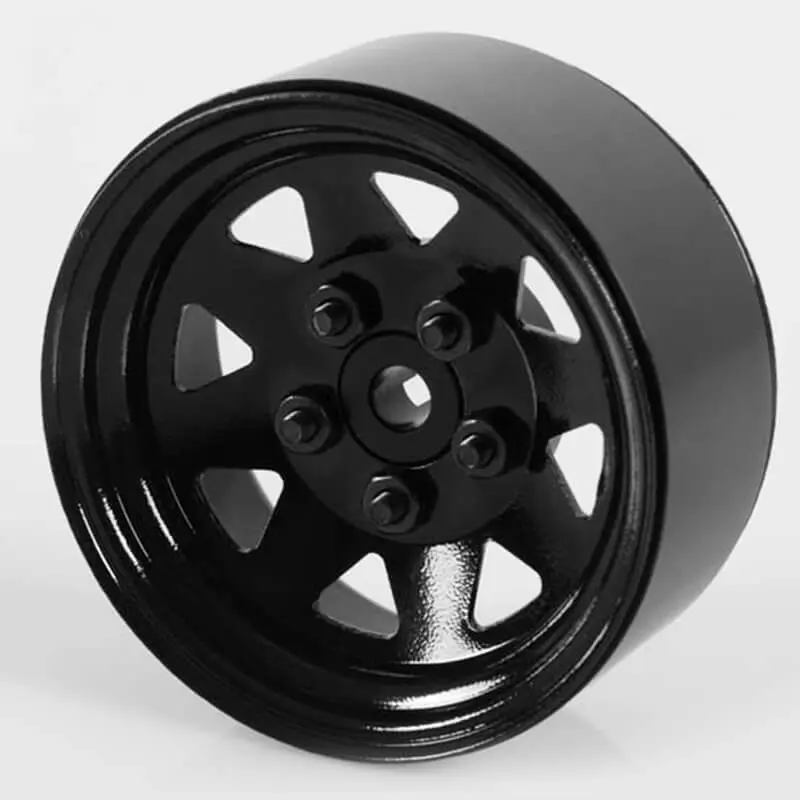 Rc4wd 5 Lug Wagon 1.9" Single Steel Stamped Beadlock Wheel (Black)