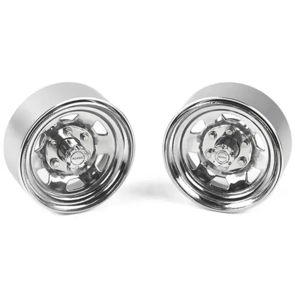 Rc4wd Stamped Steel 1.7" Beadlock Sr5 Wheels (Chrome)
