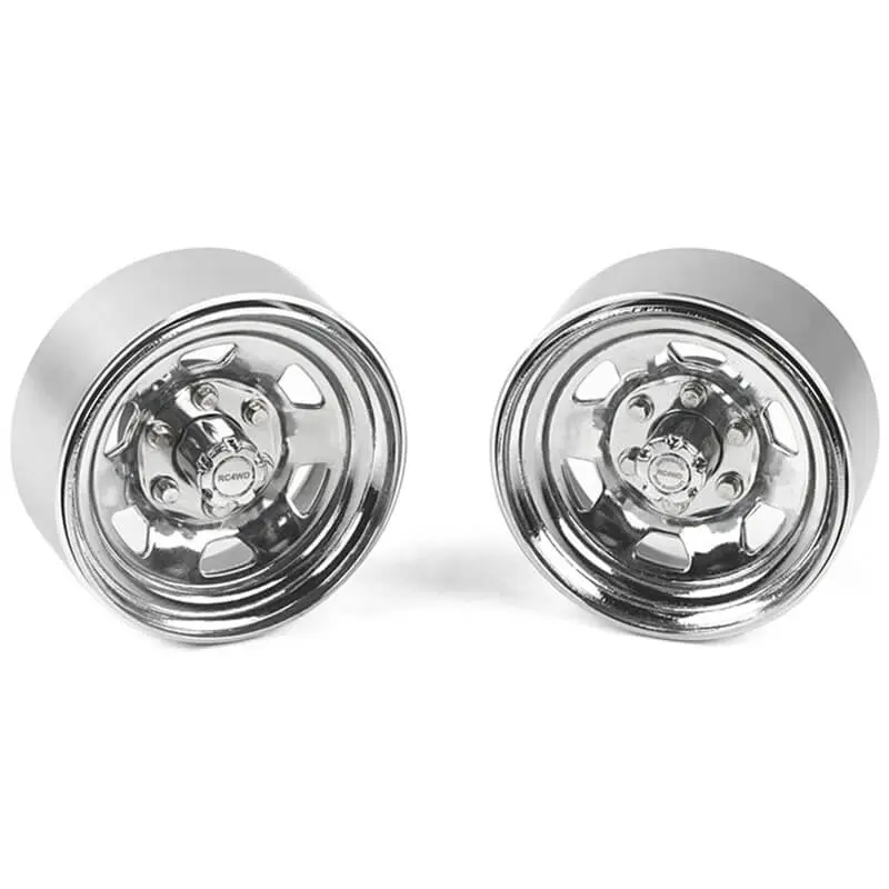 Rc4wd Stamped Steel 1.7" Beadlock Sr5 Wheels (Chrome)