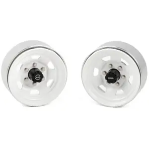 Rc4wd Stamped Steel 1.7" Beadlock Sr5 Wheels (White/Black)