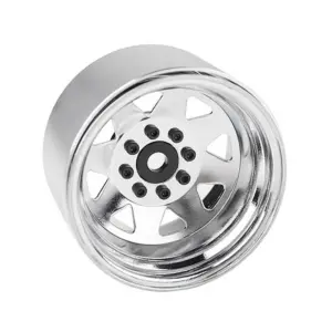 Rc4wd 8lug Deep Dish Wagon 1.9 Steel Stamped B/L Wheels Chrme