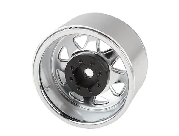 Rc4wd 8lug Deep Dish Wagon 1.9 Steel Stamped B/L Wheels Chrme