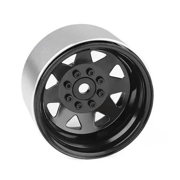 Rc4wd 8lug Deep Dish Wagon 1.9 Steel Stamped B/L Wheels Black