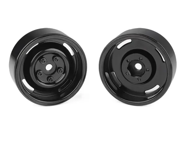 Rc4wd 1.9" Landies Vintage Stamped Steel B/Lock Wheels Black