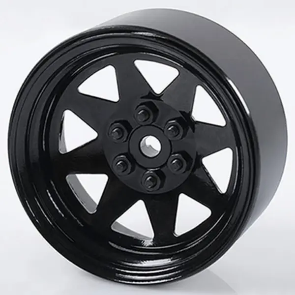 Rc4wd 6 Lug Wagon 2.2" Steel Stamped Beadlock Wheels (Black)
