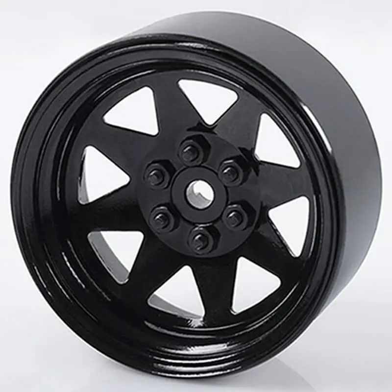 Rc4wd 6 Lug Wagon 2.2" Steel Stamped Beadlock Wheels (Black)