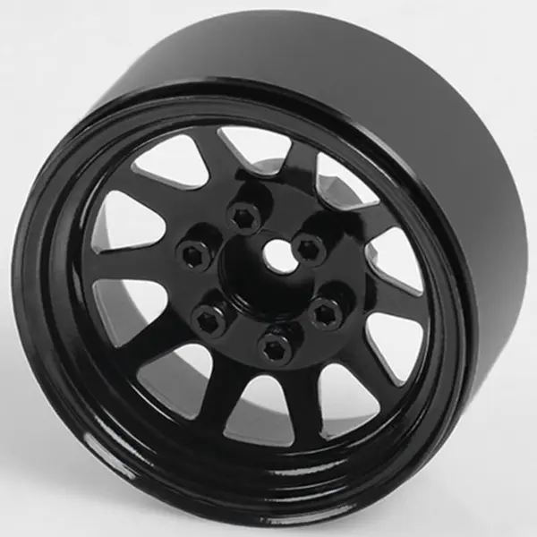 Rc4wd Oem Stamped Steel 1.9" Beadlock Wheels (Black)