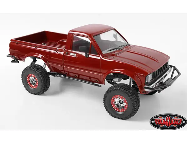 Rc4wd Tro 1.7" Stamped Steel Beadlock Wheels (Red/Chrome)