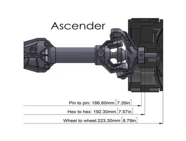 Rc4wd Ballistic Off Road Razorback 2.2" Beadlock Wheels