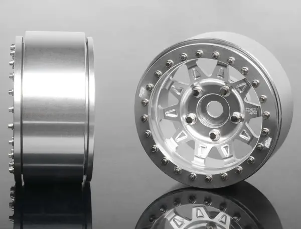 Rc4wd Dirty Life Roadkill 1.7" Beadlock Wheels (Silver)