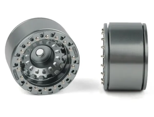 Rc4wd Fuel Off-Road 1.55 Zephyr Beadlock Wheels (Gunmetal)