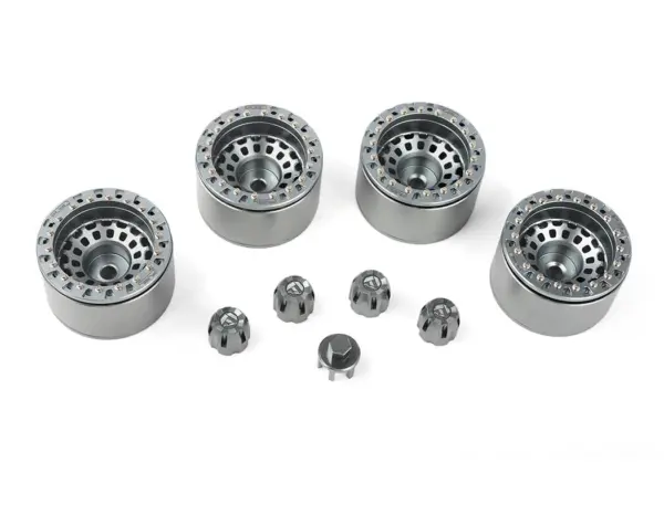 Rc4wd Fuel Off-Road 1.55 Zephyr Beadlock Wheels (Gunmetal)