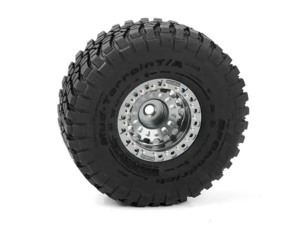 Rc4wd Fuel Off-Road 1.55 Zephyr Beadlock Wheels (Gunmetal)