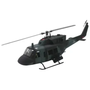 FLISHRC UH-1N Bell 212 Twin Huey (military painting) RTF FL500 V2 500-Class/Size Scale RC Helicopter