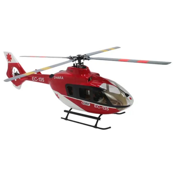 FLISHRC EC135 (Red Painting) RTF FL500 V2 500 Class/Size Scale RC Helicopter