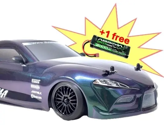 1:10 EP Drift Car "SupraSlide" brushed 4WD RTR + NiMH 2000mAh