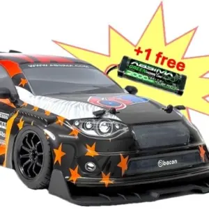 1:10 EP On-road "Aero-X" brushed 4WD RTR + NiMH 2000mAh