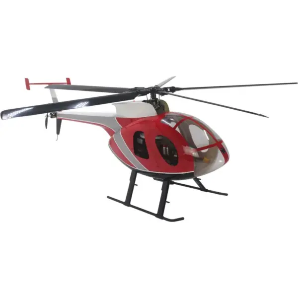FLISHRC MD500E G-jive (Police Red Painting) RTF FL500 V2 500 Class/Size Scale RC Helicopter